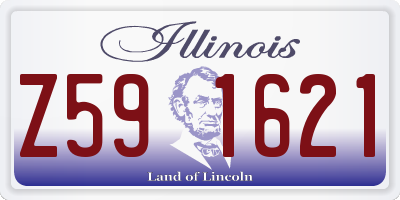 IL license plate Z591621
