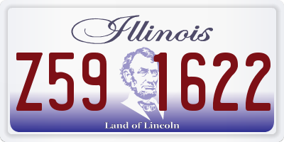 IL license plate Z591622