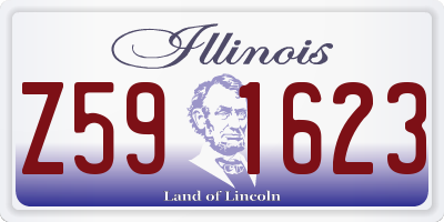 IL license plate Z591623
