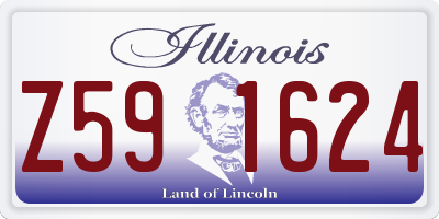 IL license plate Z591624