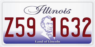 IL license plate Z591632