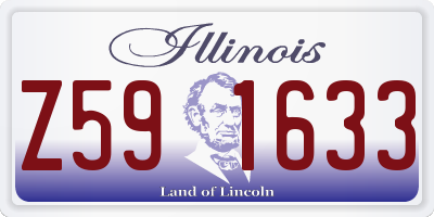 IL license plate Z591633