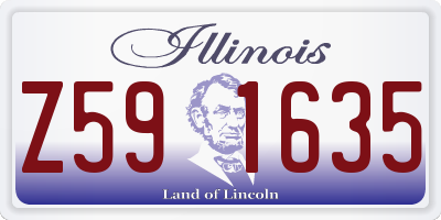 IL license plate Z591635