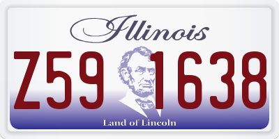 IL license plate Z591638