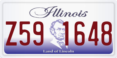 IL license plate Z591648