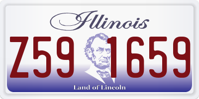 IL license plate Z591659