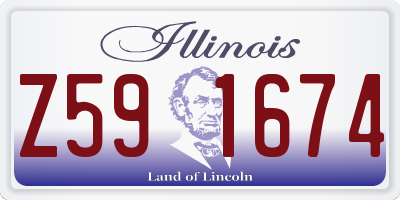 IL license plate Z591674