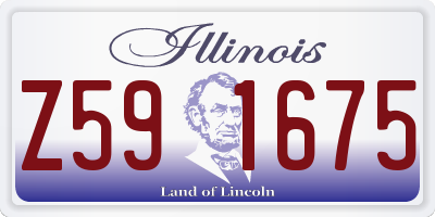 IL license plate Z591675