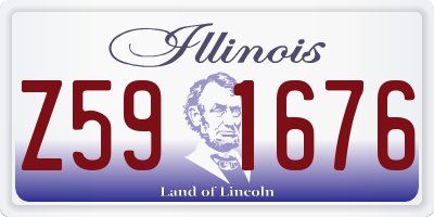 IL license plate Z591676
