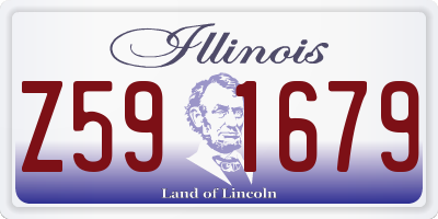 IL license plate Z591679