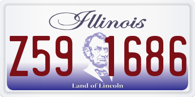 IL license plate Z591686