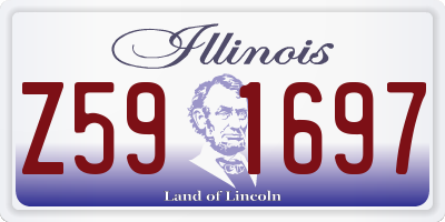 IL license plate Z591697