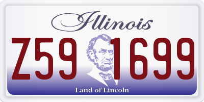 IL license plate Z591699