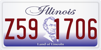 IL license plate Z591706