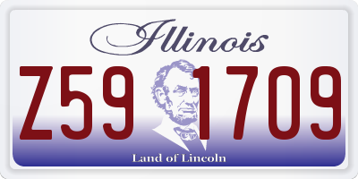 IL license plate Z591709
