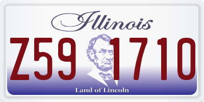 IL license plate Z591710