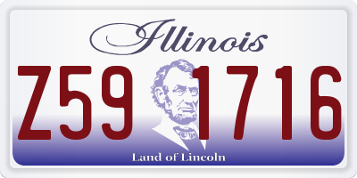 IL license plate Z591716