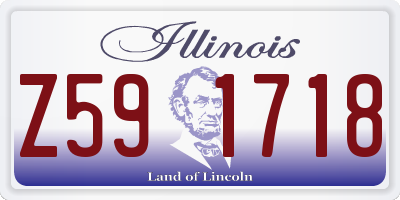 IL license plate Z591718
