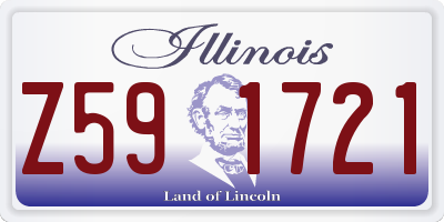 IL license plate Z591721