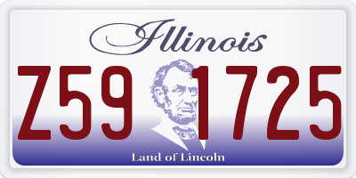 IL license plate Z591725