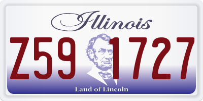IL license plate Z591727