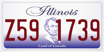 IL license plate Z591739
