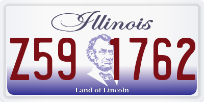 IL license plate Z591762