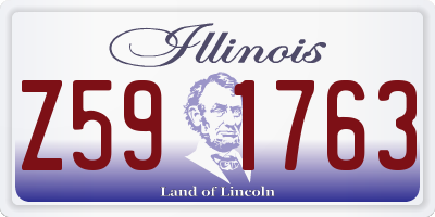 IL license plate Z591763