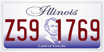 IL license plate Z591769