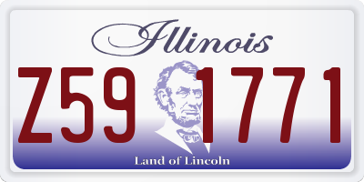 IL license plate Z591771