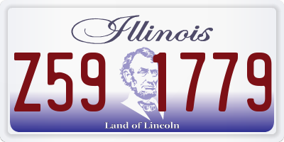 IL license plate Z591779