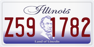 IL license plate Z591782