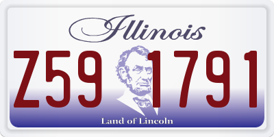 IL license plate Z591791