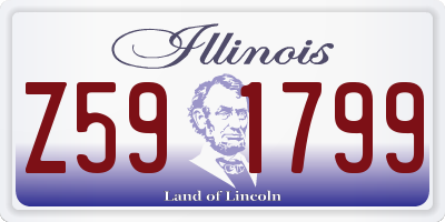 IL license plate Z591799