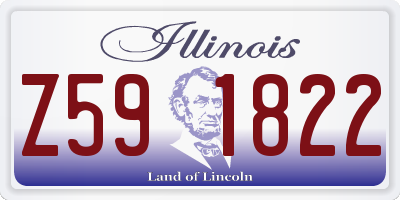 IL license plate Z591822