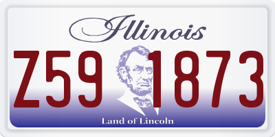 IL license plate Z591873