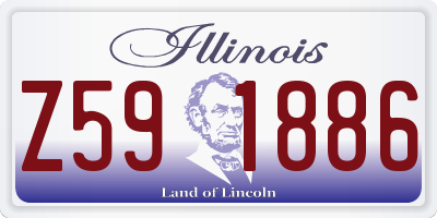 IL license plate Z591886