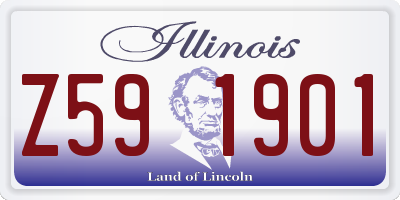 IL license plate Z591901
