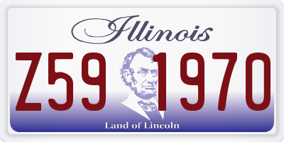 IL license plate Z591970