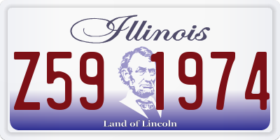 IL license plate Z591974