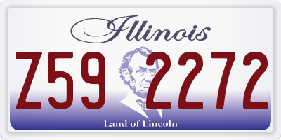 IL license plate Z592272