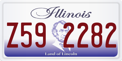 IL license plate Z592282