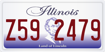 IL license plate Z592479