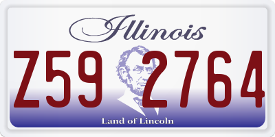 IL license plate Z592764