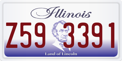 IL license plate Z593391