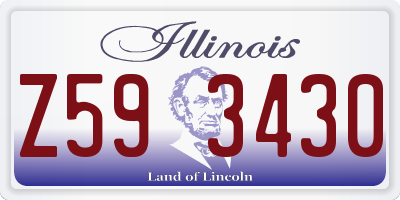 IL license plate Z593430
