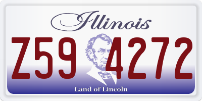 IL license plate Z594272