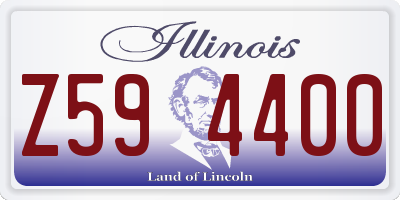 IL license plate Z594400