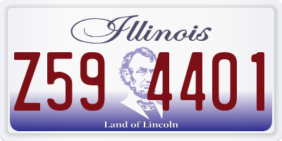 IL license plate Z594401