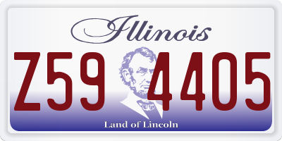 IL license plate Z594405